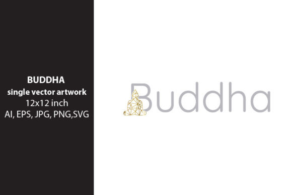 Buddha Lettering: Creative Vector Art for All