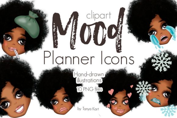 Mood Tracker Planner Girl