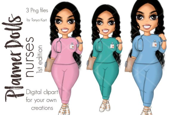 Nurse Brunette Planner Doll: A Creative and Practical Resource for Organizers