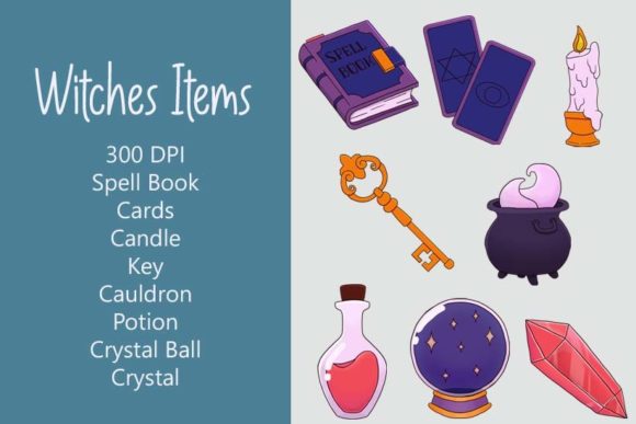 Witches Items for Halloween Projects